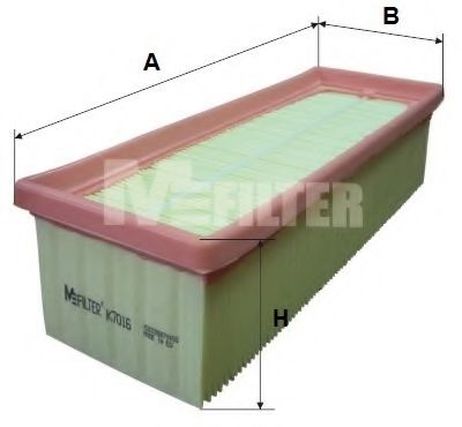 фото MFILTER K 7016 Фильтр воздушный MFILTER K 7016 Фильтр воздушный