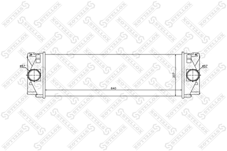 фото Stellox 10-40206-SX Интеркулер MB Sprinter 2.2CDi 06> Stellox 10-40206-SX Интеркулер MB Sprinter 2.2CDi 06>