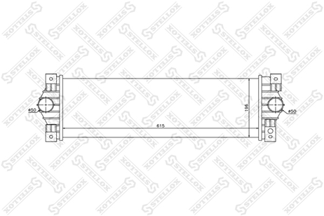 фото Stellox 10-40237-SX Интеркулер SsangYong Actyon/Kyron Stellox 10-40237-SX Интеркулер SsangYong Actyon/Kyron