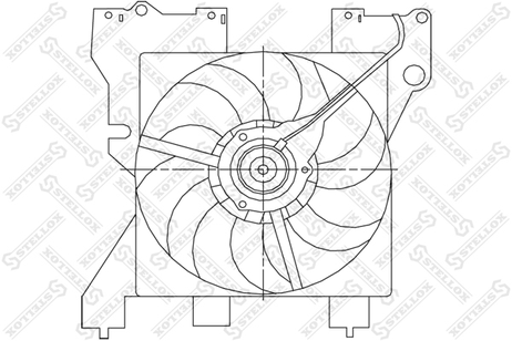 фото Stellox 29-99350-SX Вентилятор охлаждения Citroen Xsara 2.6 Stellox 29-99350-SX Вентилятор охлаждения Citroen Xsara 2.6
