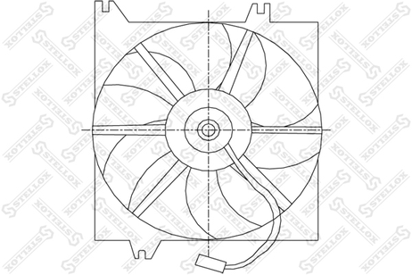 фото Stellox 29-99401-SX Вентилятор охлаждения Hyundai Accent Stellox 29-99401-SX Вентилятор охлаждения Hyundai Accent