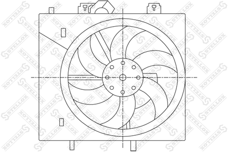 фото Stellox 29-99444-SX Вентилятор охлаждения Citroen c2/c3/c5 Stellox 29-99444-SX Вентилятор охлаждения Citroen c2/c3/c5