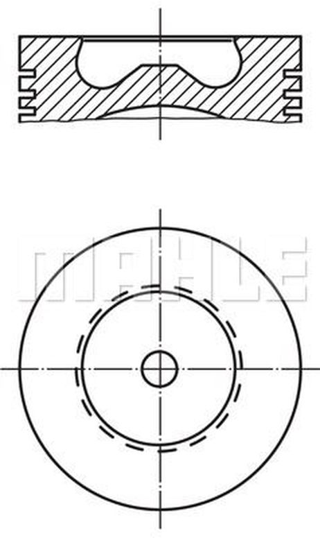 Mahle 015 81 02 Поршнекомплект