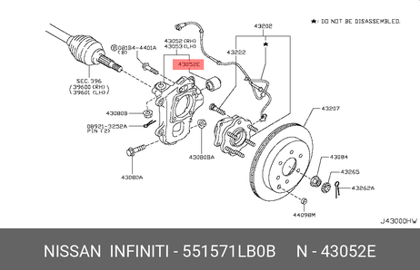 фото Nissan 55157-1LB0B Сайлентблок ступицы задней подвески запрессованный | зад | Nissan 55157-1LB0B Сайлентблок ступицы задней подвески запрессованный | зад |