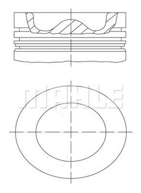 фото Mahle 061 PI 00111 000 Поршнекомплект HCV Mahle 061 PI 00111 000 Поршнекомплект HCV