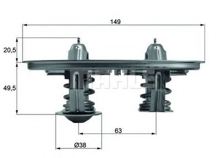 Mahle TX 105 Вставка термостата HCV