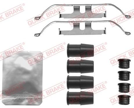 Quick Brake 1091883 Комплектующие, колодки дискового тормоза 