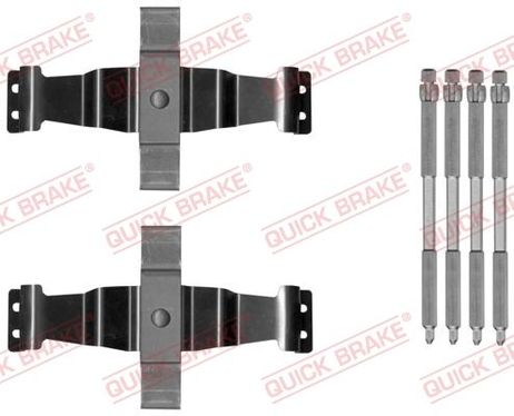 Quick Brake 1091886 Комплектующие, колодки дискового тормоза