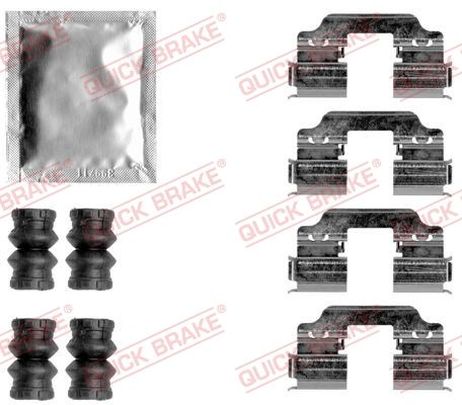 Quick Brake 1091858 Комплектующие, колодки дискового тормоза