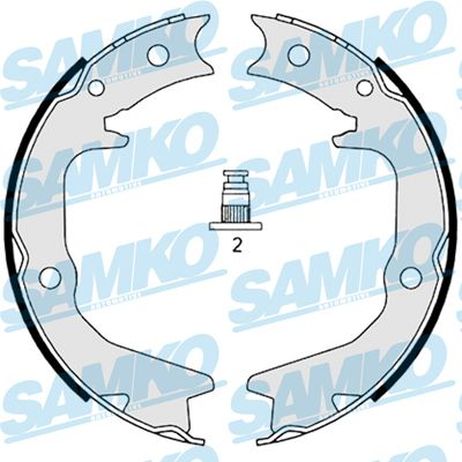 Samko 88920 Колодки тормозные барабанные