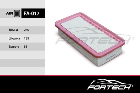 фото FORTECH FA017 Фильтр воздушный FORTECH FA017 Фильтр воздушный