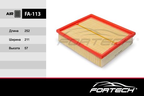 фото FORTECH FA113 Фильтр воздушный FORTECH FA113 Фильтр воздушный