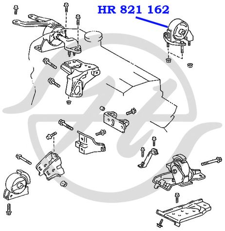 фото Hanse HR821162 Опора двигателя, задняя Hanse HR821162 Опора двигателя, задняя