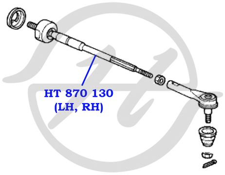 фото Hanse HT870130 Тяга рулевая Hanse HT870130 Тяга рулевая