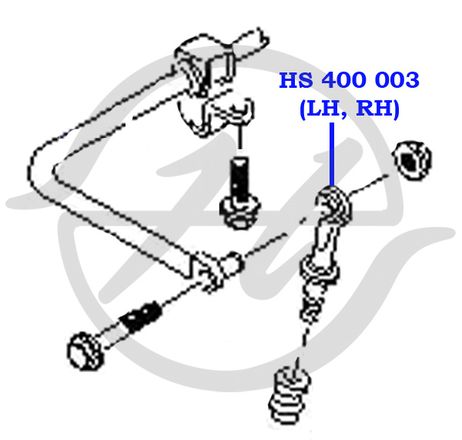 фото Hanse HS400003 Стойка стабилизатора | зад | Hanse HS400003 Стойка стабилизатора | зад |