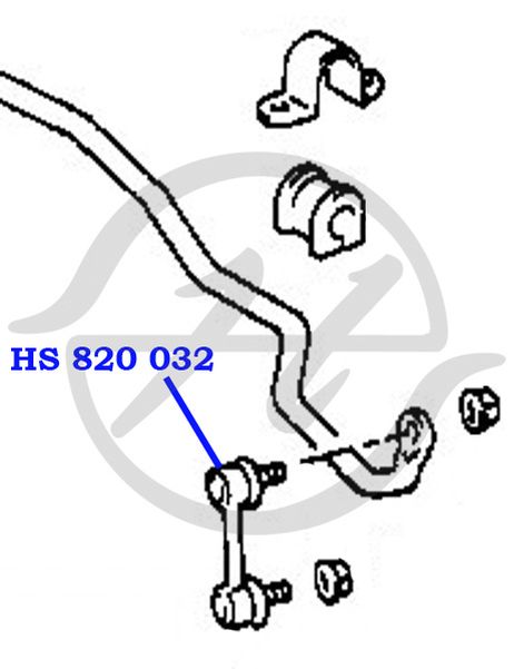 фото Hanse HS820032 Тяга стабилизатора передней подвески Hanse HS820032 Тяга стабилизатора передней подвески