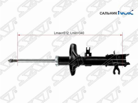 фото SAT ST-96653231 Стойка передняя | лев | SAT ST-96653231 Стойка передняя | лев |
