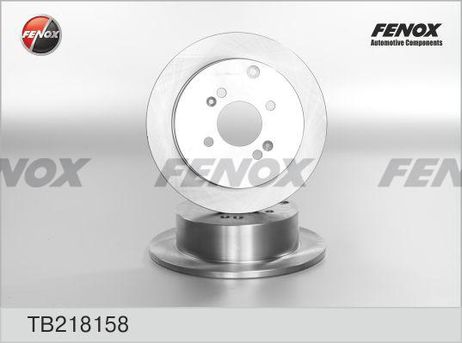 фото Fenox TB218158 Диск тормозной | зад прав/лев | Fenox TB218158 Диск тормозной | зад прав/лев |
