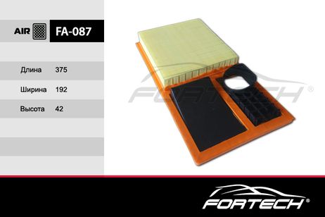 фото FORTECH FA087 Фильтр воздушный FORTECH FA087 Фильтр воздушный