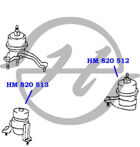 фото Hanse HM820513 Опора двигателя Hanse HM820513 Опора двигателя