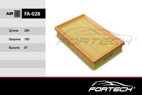 фото FORTECH FA028 Фильтр воздушный FORTECH FA028 Фильтр воздушный