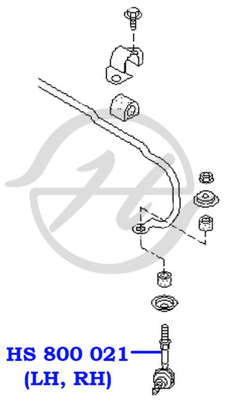 фото Hanse HS800021 Стойка стабилизатора Hanse HS800021 Стойка стабилизатора