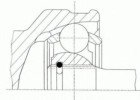 фото GKN-Spidan 304954 Шрус | перед | GKN-Spidan 304954 Шрус | перед |