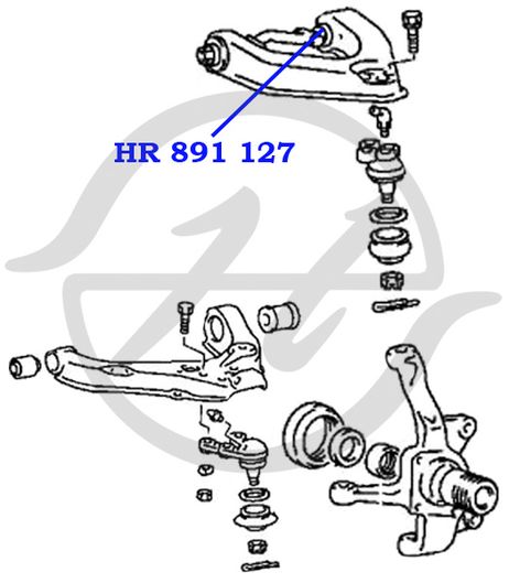 фото Hanse HR891127 Сайлентблок Hanse HR891127 Сайлентблок