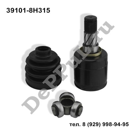 фото DePPuL DE391H315 Шрус внутренний левый (L) nissan x-trail T30 2000- DePPuL DE391H315 Шрус внутренний левый (L) nissan x-trail T30 2000-