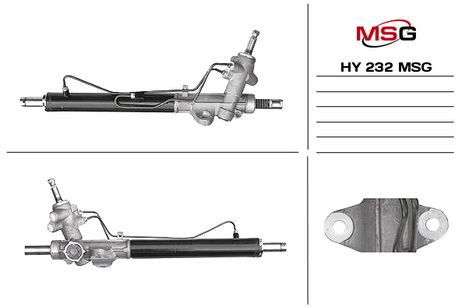 фото MSG HY232 Рулевая рейка c ГУР новая Hyundai Accent IV 2010-2017, Hyundai Solaris 2010-, KIA Rio III 2011- MSG HY232 Рулевая рейка c ГУР новая Hyundai Accent IV 2010-2017, Hyundai Solaris 2010-, KIA Rio III 2011-