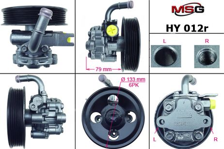 фото MSG HY012R Насос ГУР MSG HY012R Насос ГУР