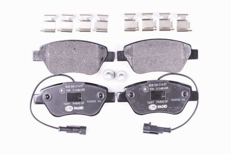 фото Behr-Hella 8DB355016071 Комплект тормозных колодок, дисковый тормоз Behr-Hella 8DB355016071 Комплект тормозных колодок, дисковый тормоз