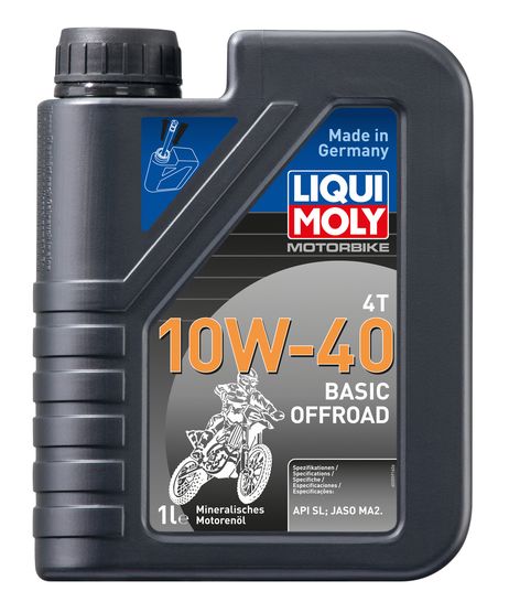 фото Liqui Moly 3059 10w-40 Motorbike 4T Basic Offroad, 1л (мин.мотор.масло) Liqui Moly 3059 10w-40 Motorbike 4T Basic Offroad, 1л (мин.мотор.масло)