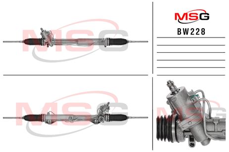 фото MSG BW228 Рулевая рейка c ГУР новая BMW 3 E90 2005-, BMW 3 E91 2005-, BMW 3 E92 2005-, BMW X1 E84 2009- MSG BW228 Рулевая рейка c ГУР новая BMW 3 E90 2005-, BMW 3 E91 2005-, BMW 3 E92 2005-, BMW X1 E84 2009-