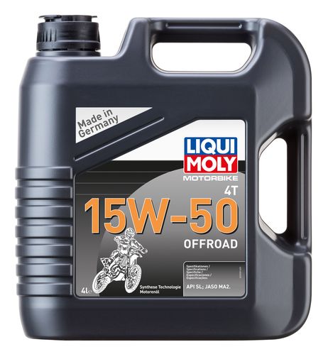 фото Liqui Moly 3058 15w-50 Motorbike 4T Offroad, 4л (НС-синт.мотор.масло) Liqui Moly 3058 15w-50 Motorbike 4T Offroad, 4л (НС-синт.мотор.масло)