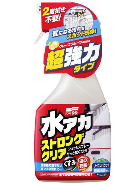 фото SOFT99 00495 Очиститель кузова Stain Cleaner Strong Type, спрей 500 мл SOFT99 00495 Очиститель кузова Stain Cleaner Strong Type, спрей 500 мл