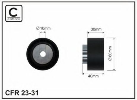 фото Caffaro 23-31 Ролик натяжителя Caffaro 23-31 Ролик натяжителя