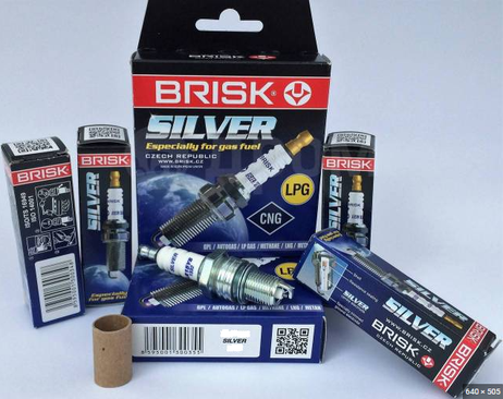 фото Brisk LR17YS9 Свеча silver Brisk LR17YS9 Свеча silver