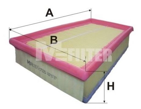 фото MFILTER K7025 Фильтр воздушный k7025 MFILTER K7025 Фильтр воздушный k7025