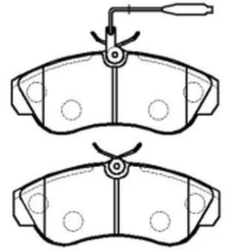 фото HSB HP9551 Колодки тормозные дисковые peugeot: Boxer(230) HSB HP9551 Колодки тормозные дисковые peugeot: Boxer(230)