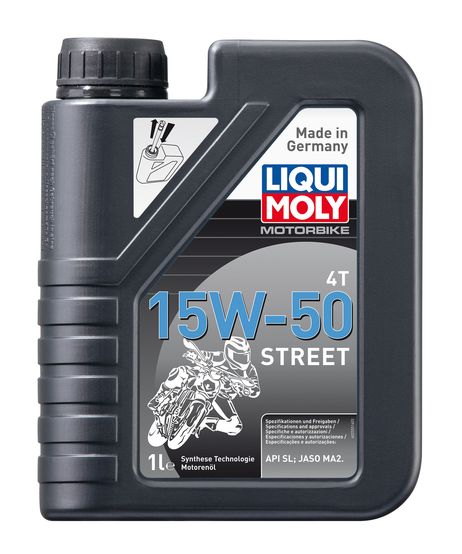 фото Liqui Moly 2555 15w-50 Motorbike 4T Street, 1л (НС-синт.мотор.масло) Liqui Moly 2555 15w-50 Motorbike 4T Street, 1л (НС-синт.мотор.масло)