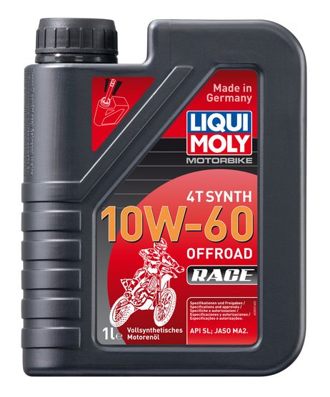 фото Liqui Moly 3053 10w-60 Motorbike 4T Synth Offroad Race, 1л (синт.мотор.масло) Liqui Moly 3053 10w-60 Motorbike 4T Synth Offroad Race, 1л (синт.мотор.масло)