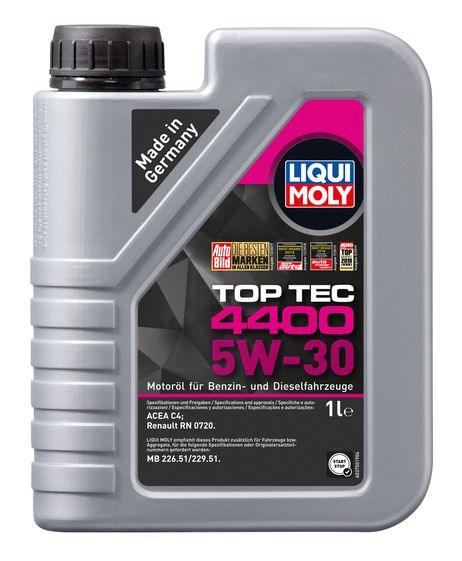 фото Liqui Moly 2319 5w-30 Top Tec 4400, 1л (НС-синт.мотор.масло) для renault, nissan Liqui Moly 2319 5w-30 Top Tec 4400, 1л (НС-синт.мотор.масло) для renault, nissan