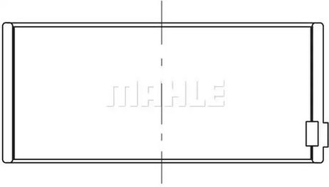 фото Mahle 007 PL 21686 000 Вкладыш шатунный Mahle 007 PL 21686 000 Вкладыш шатунный