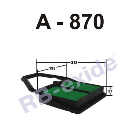 фото Rb-exide A870 A-870 17220-plc-000 (фильтр воздушный) Rb-exide A870 A-870 17220-plc-000 (фильтр воздушный)