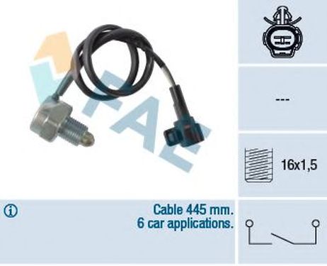 FAE 40843 Датчик включения заднего хода