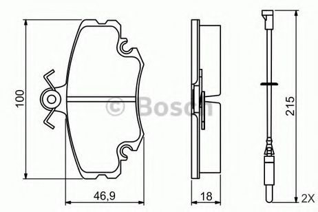 фото Bosch 0 986 495 212 Колодки тормозные дисковые | перед | Bosch 0 986 495 212 Колодки тормозные дисковые | перед |