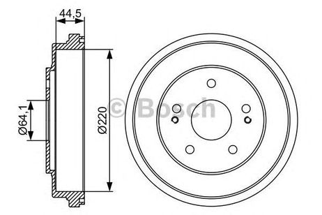фото Bosch 986477147 Барабан тормозной Bosch 986477147 Барабан тормозной