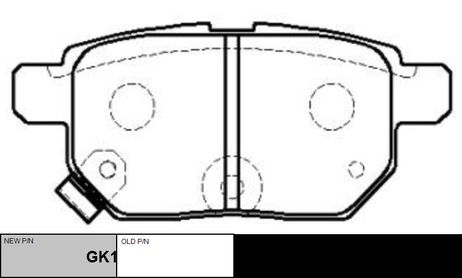 фото CTR CKT-52 Снят, замена gk1066 Колодки тормозные дисковые | зад | CTR CKT-52 Снят, замена gk1066 Колодки тормозные дисковые | зад |