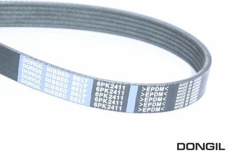 фото Dongil 6PK2411 Ремень приводной Dongil 6PK2411 Ремень приводной